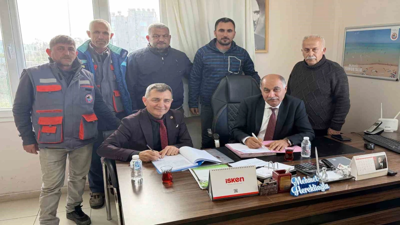 Yumurtalık Belediyesinde toplu iş sözleşmesi sevinci