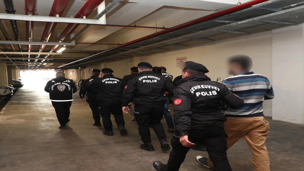 Antalyada son bir haftada asayiş operasyonlarında 234 şahıs tutuklandı