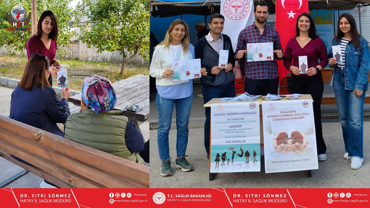 Arsuz İlçe Sağlık Müdürlüğü'nden Dünya Böbrek Günü Etkinliği