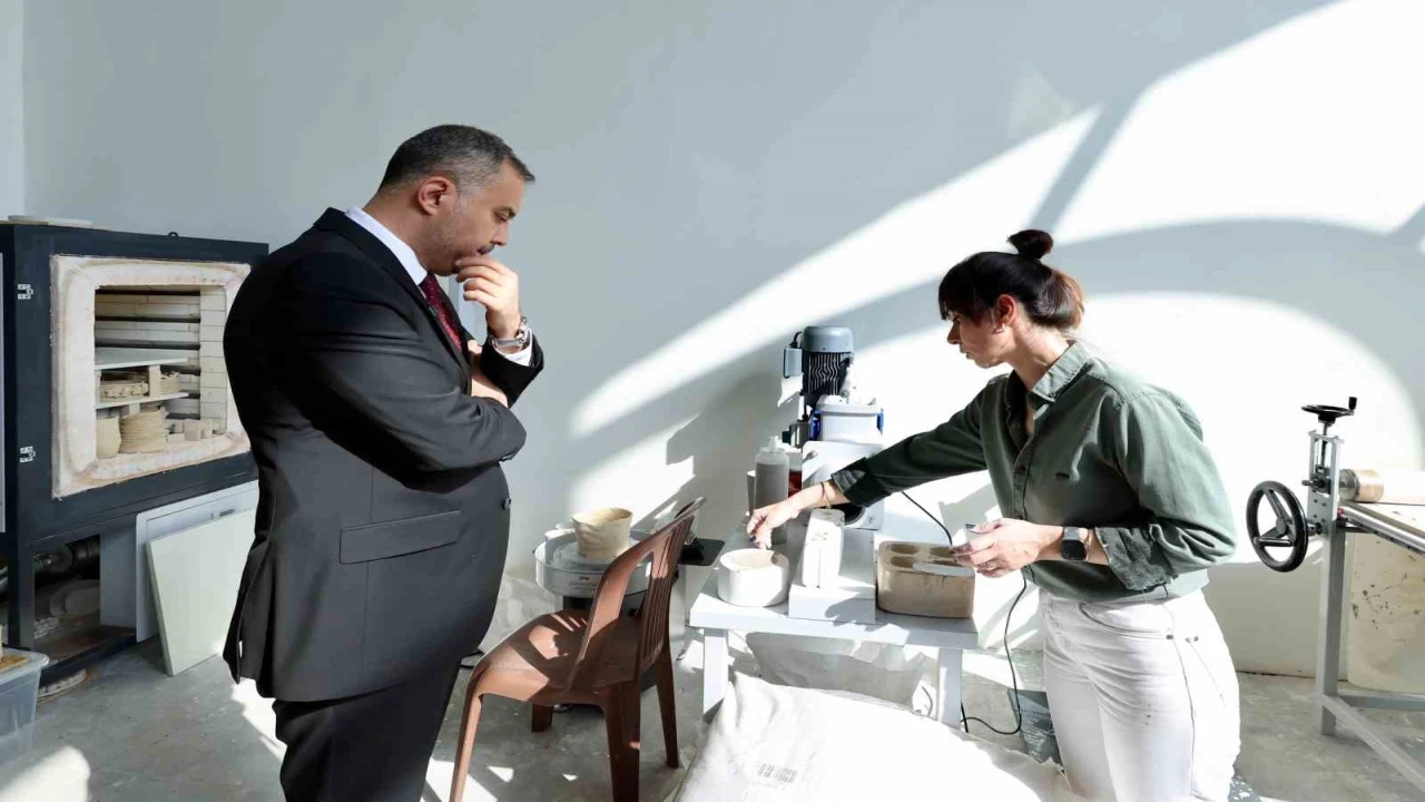 Başkan Toptaş: El emeği ile üreten kadınlarımızın daima yanında olacağız