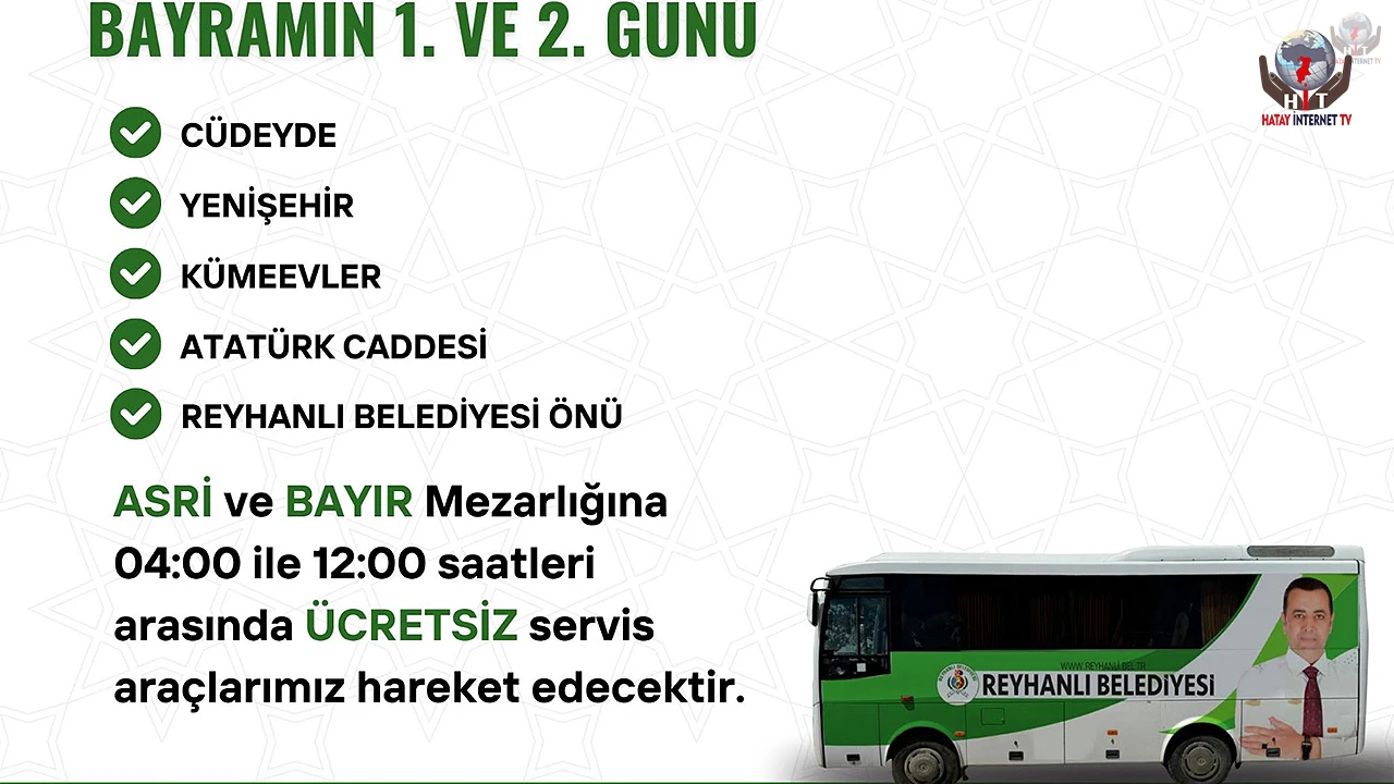 BAŞKAN YUMUŞAK’TAN BAYRAMDA ÜCRETSİZ ULAŞIM MÜJDESİ