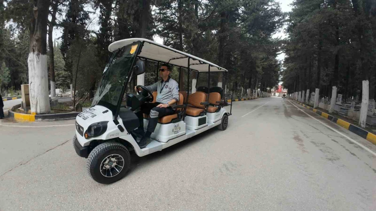 Bayram süresince mezarlıklarda ulaşım golf araçlarıyla sağlanacak