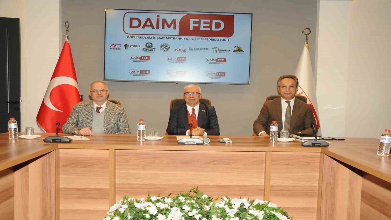 DAİMFED ve Kızılaydan ortak yardım projesi hazırlığı