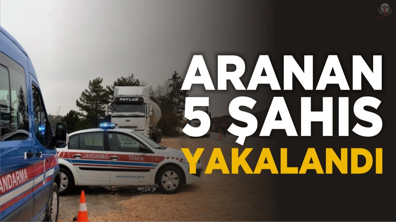 İskenderunda işledikleri çeşitli suçlardan aranan 5 kişi yakalandı