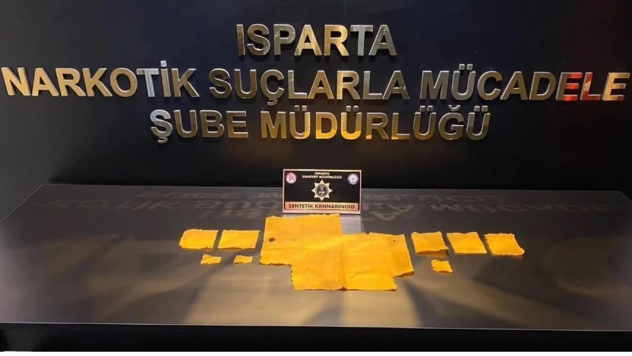 Ispartada uyuşturucu operasyonu: 2 gözaltı
