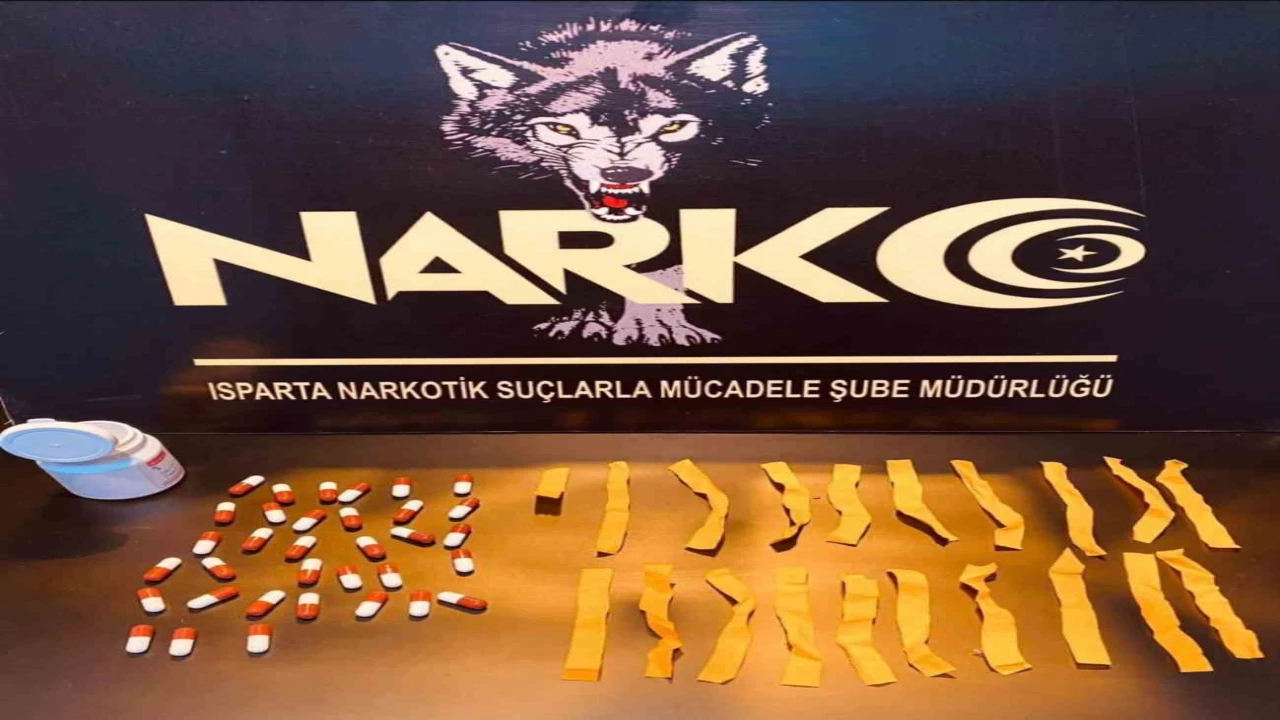 Ispartada uyuşturucu operasyonu: 5 gözaltı