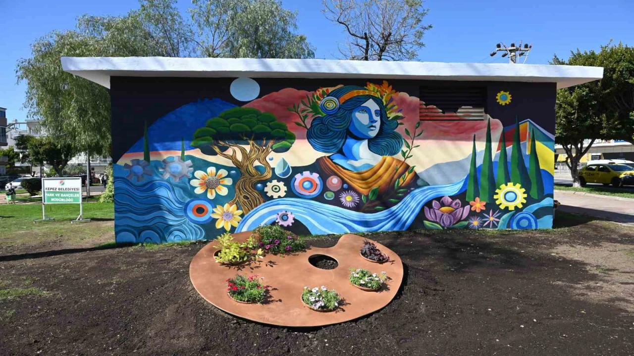 Kepezde akademisyen ve öğrencilerden 8 Marta özel sanatsal dokunuş