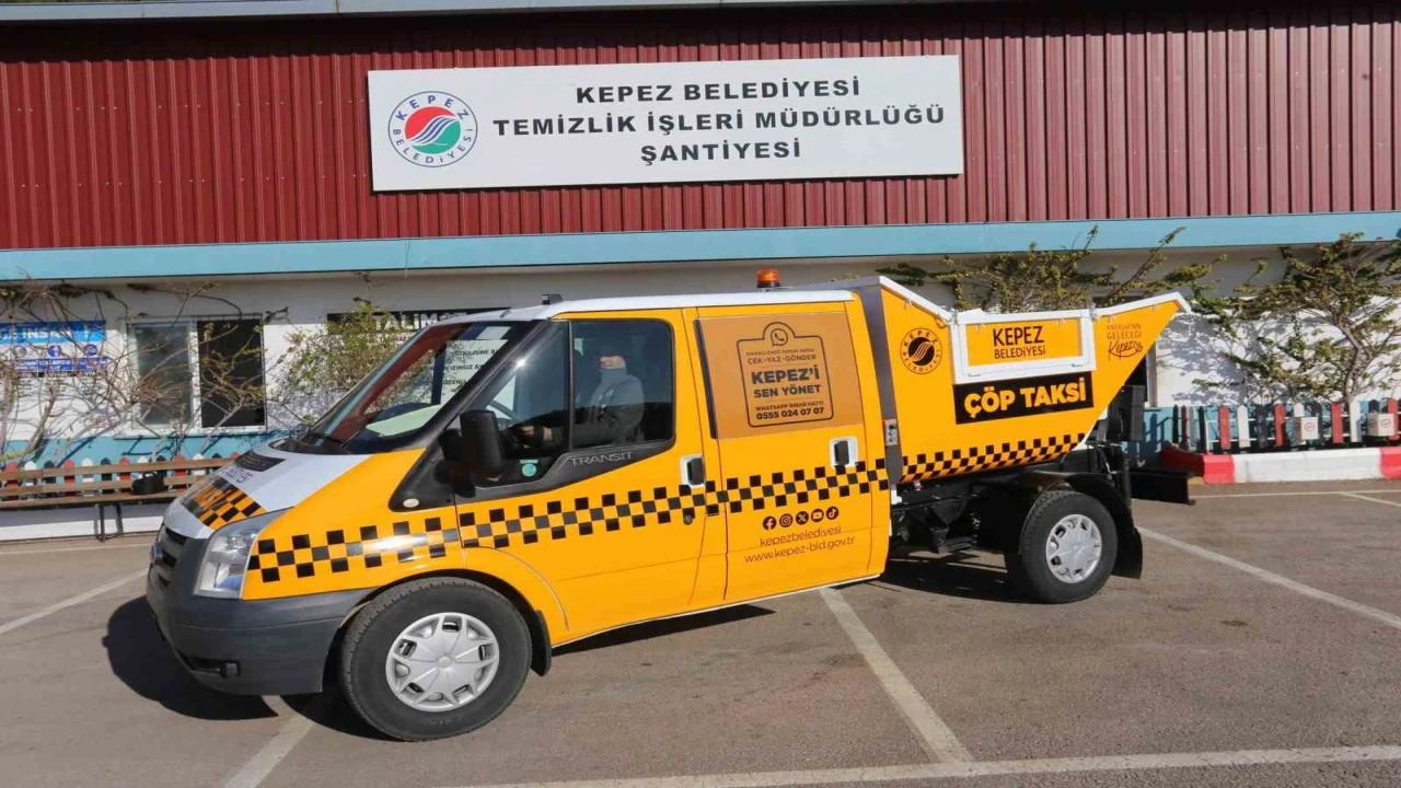 Kepezden ‘Çöp Taksi hizmeti