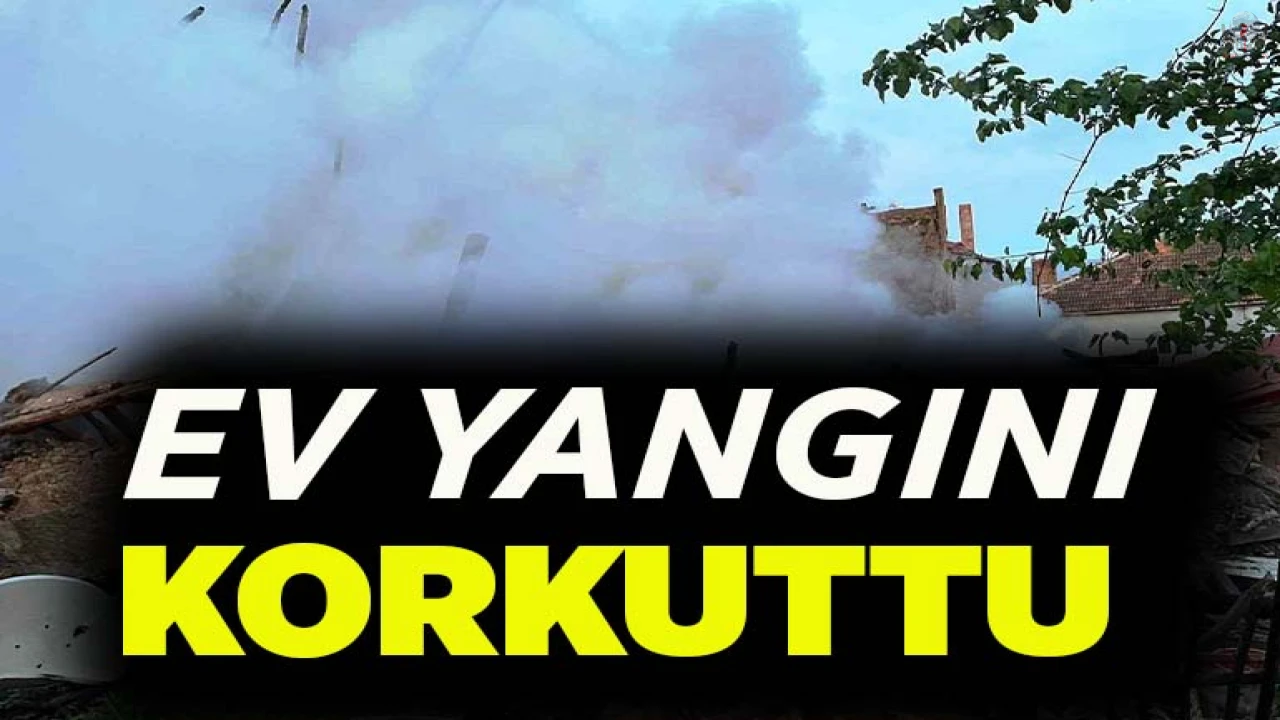 Kırıkhanda ev yangını