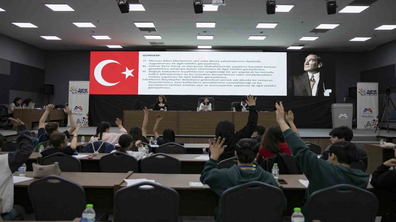 Mersin Çocuk Meclisi geleceğin kentini şekillendiriyor