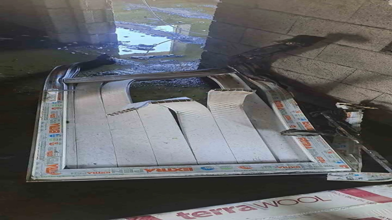 Osmaniyede işçilerin kaldığı evde yangın çıktı