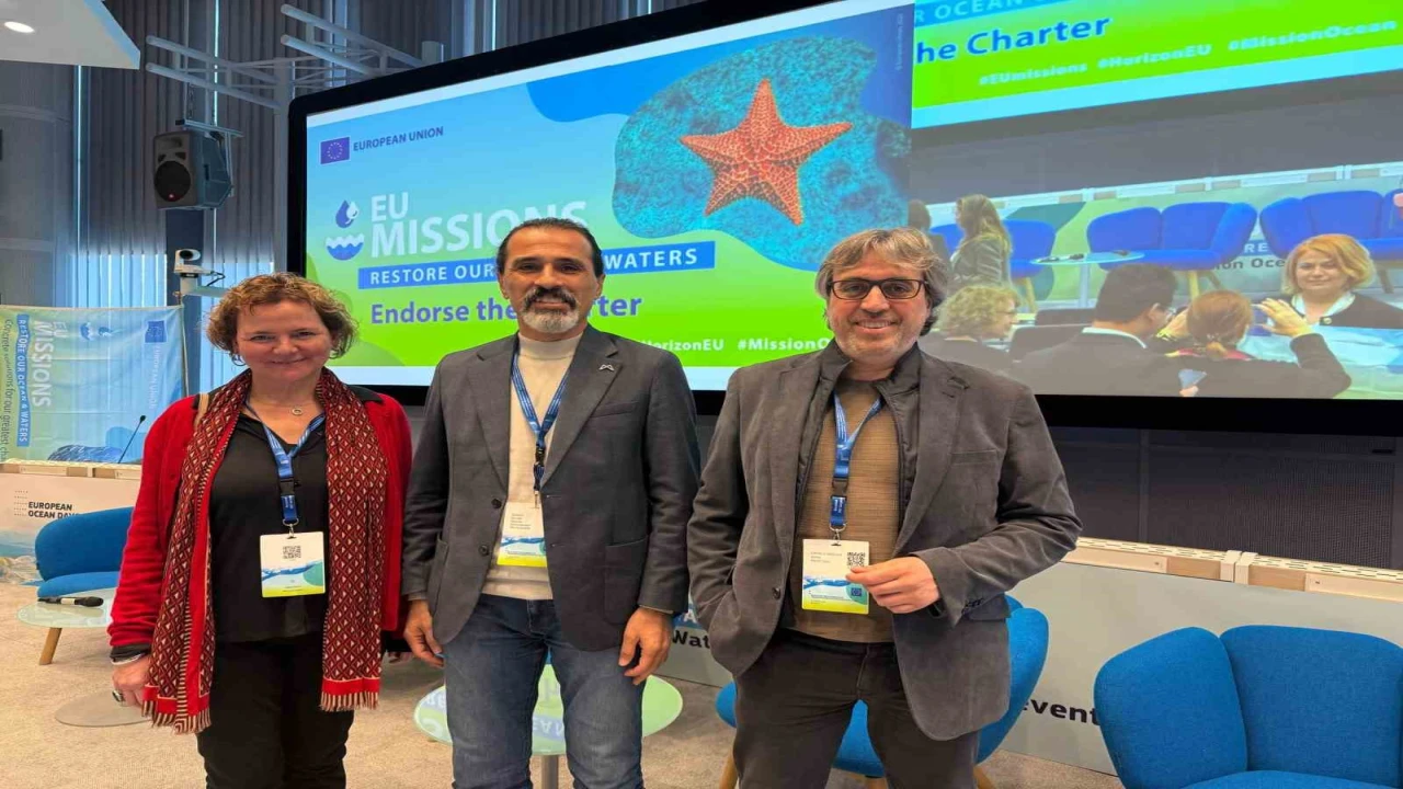 Plastiksiz Mersin sahilleri için Brükselde adım atıldı