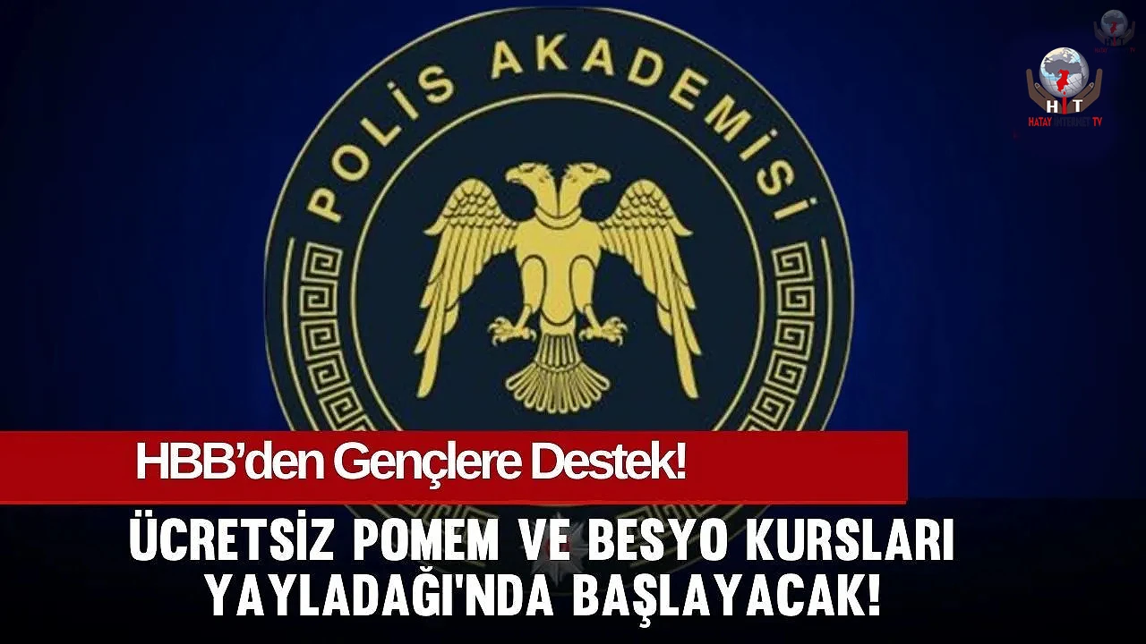 Yayladağı’nda ücretsiz POMEM ve BESYO kursları başlıyor