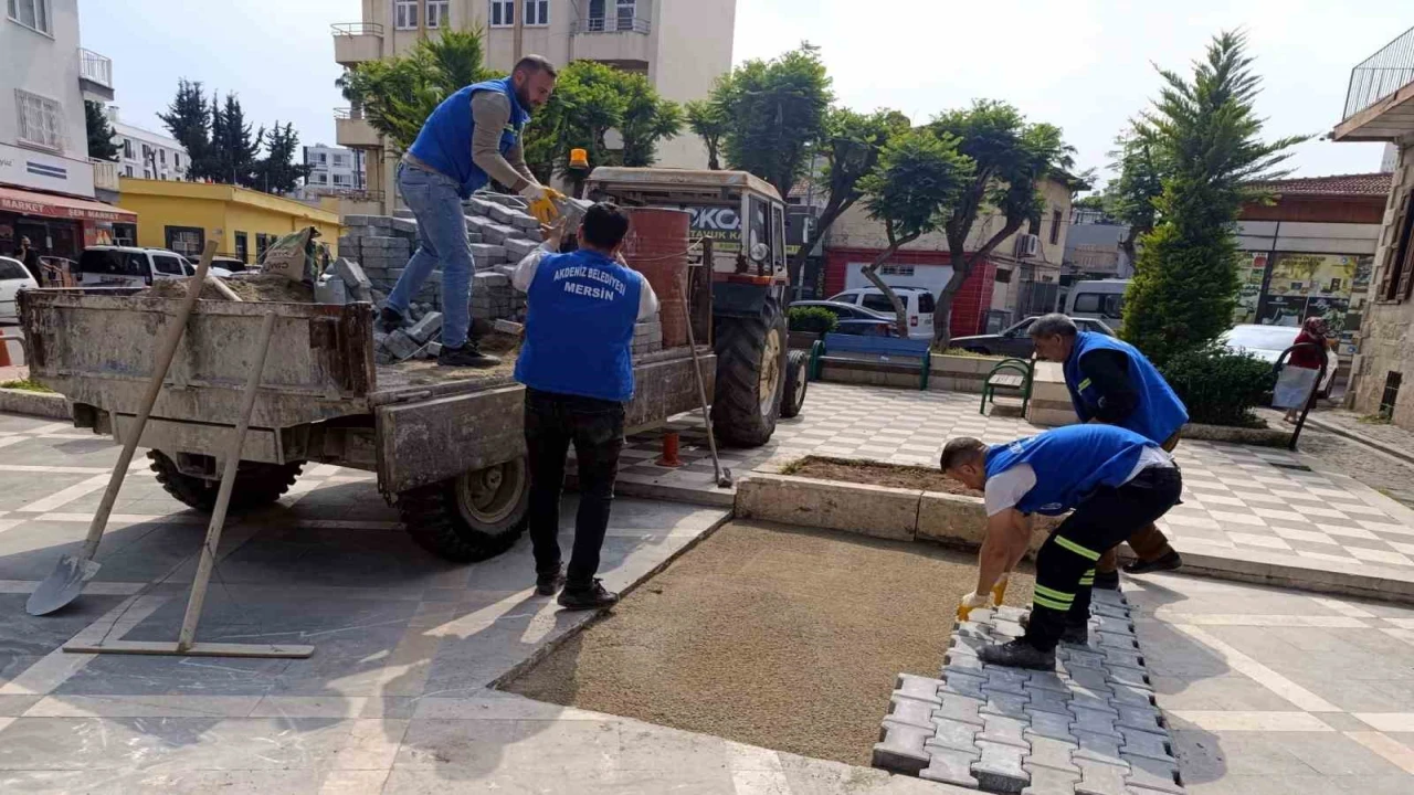 Akdenizde yenileme ve bakım çalışmaları sürüyor