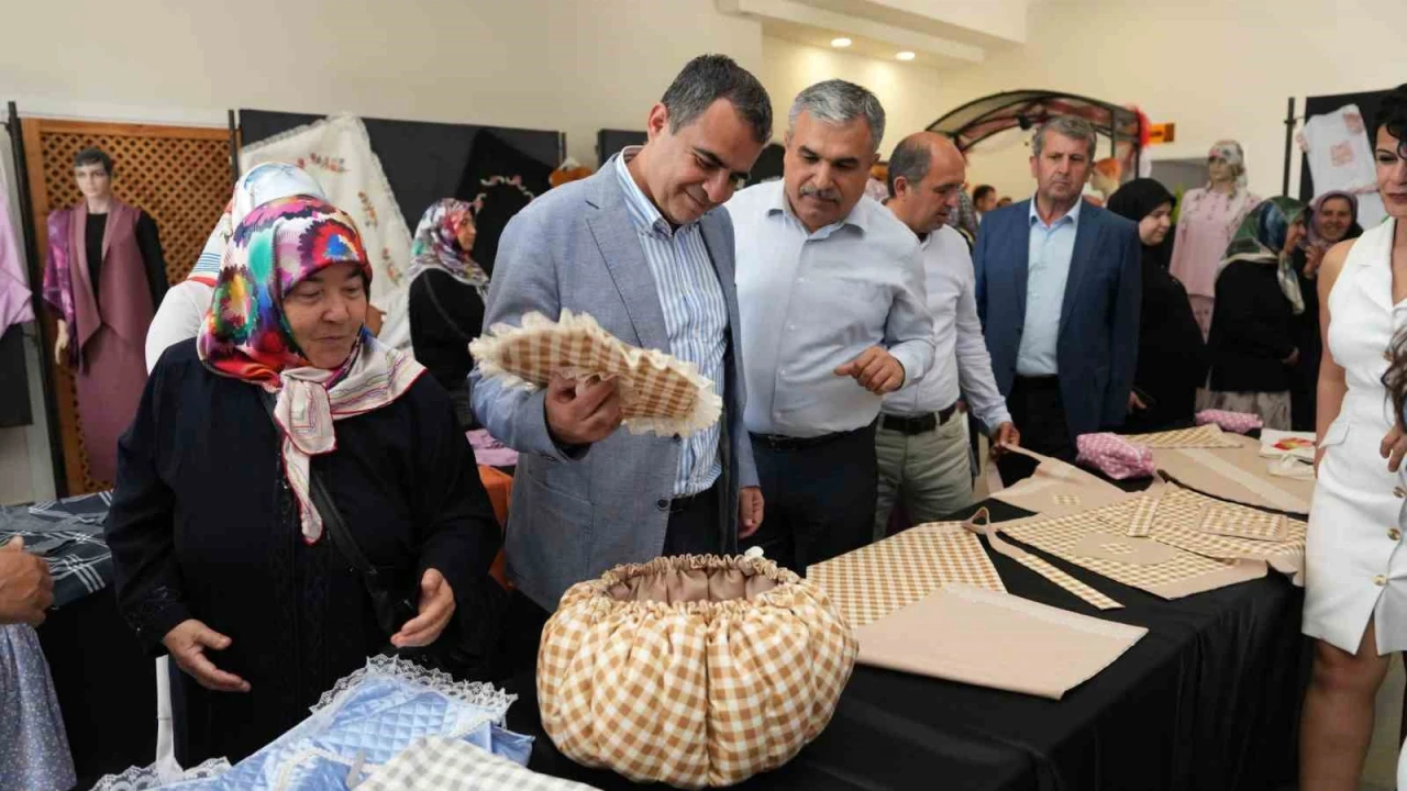 Alanyada el sanatları sergisi açıldı