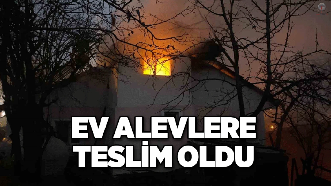 Antakyada ev alevlere telsim oldu