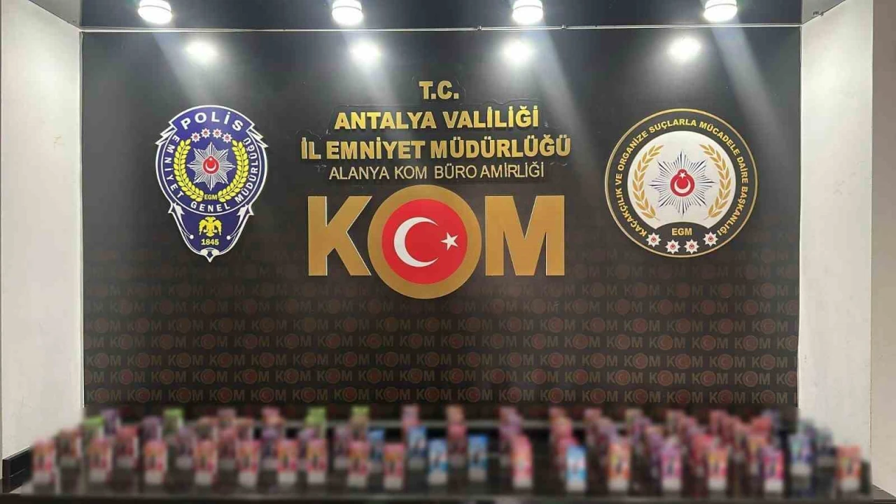 Antalyada son 1 haftadaki kaçakçılık operasyonlarında 17 şüpheliye işlem