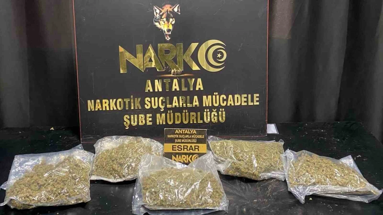 Antalyada uyuşturucu operasyonlarında 1 haftada 118 şüpheli yakalandı, 12si tutuklandı