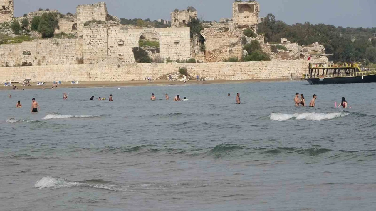 Bayram tatili 9 gün olunca deniz keyfi erken başladı