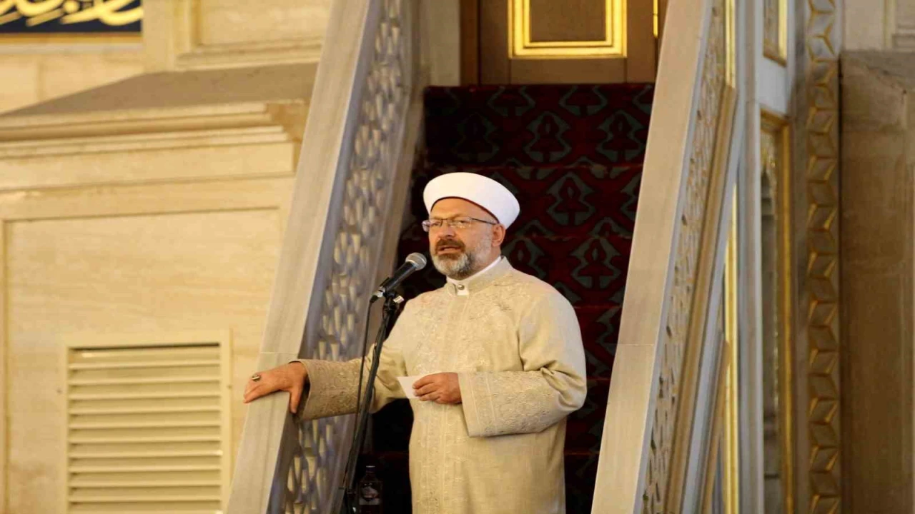 Diyanet İşleri Başkanı Erbaştan yağmur duası