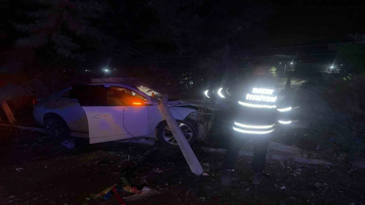 Hatayda trafik kazası: 2 yaralı