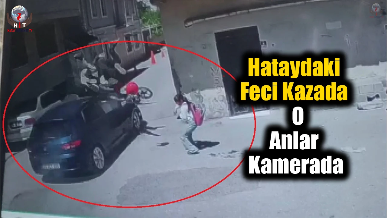 Hataydaki feci kazada ölümden kıl payı kurtulan küçük kızın o anları kamerada