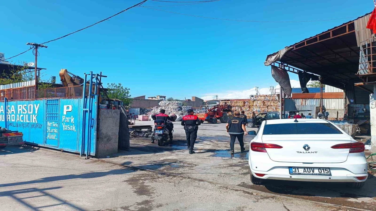 İskenderunda hurdacılar denetlendi