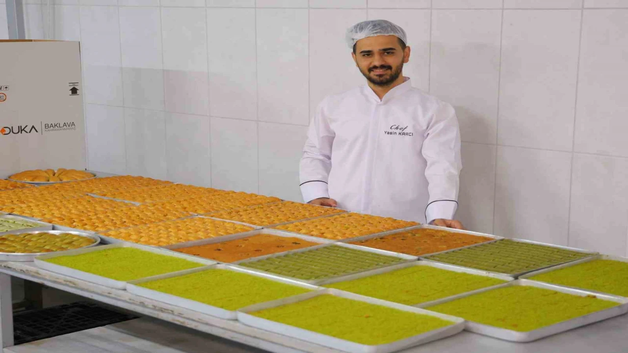 Kahramanmaraşlı genç girişimciden Amerikaya tatlı