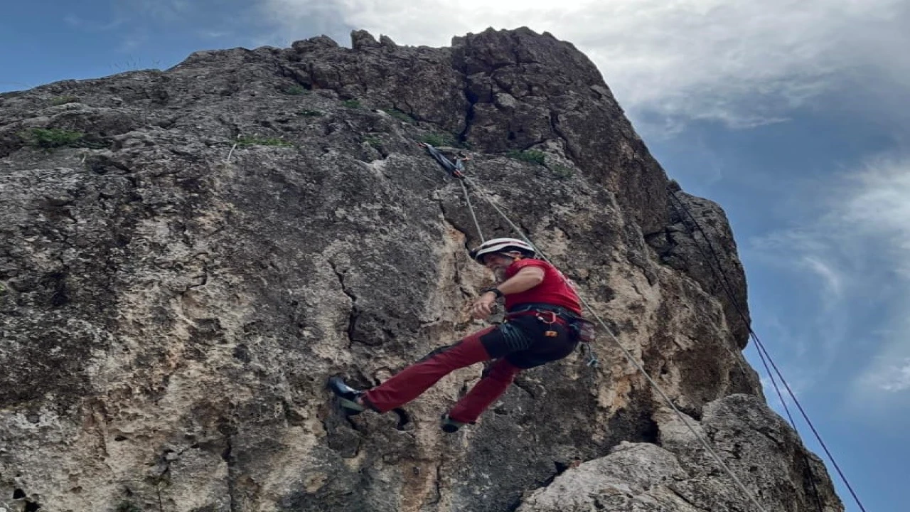 Kahramanmaraşta dağcılık eğitimi