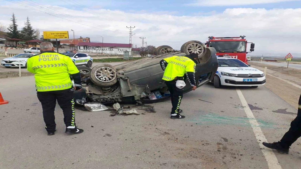 Kahramanmaraşta trafik kazası: 2 yaralı