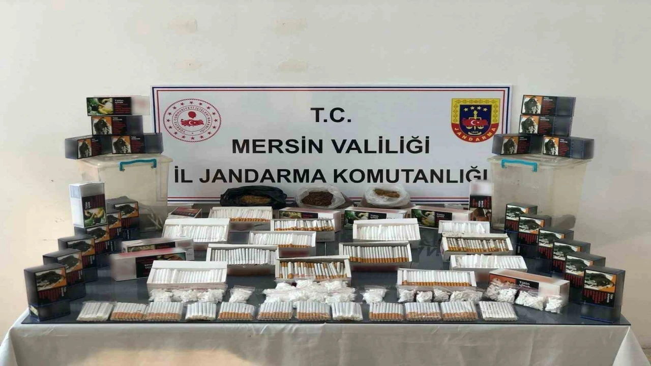 Mersinde 7 bin 200 adet gümrük kaçağı makaron ele geçirildi
