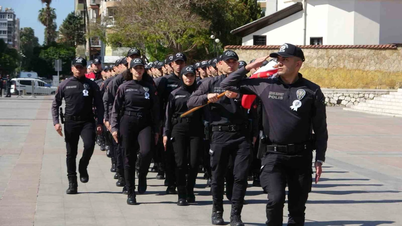 Mersinde Türk Polis Teşkilatının 180. yıl dönümü kutlandı