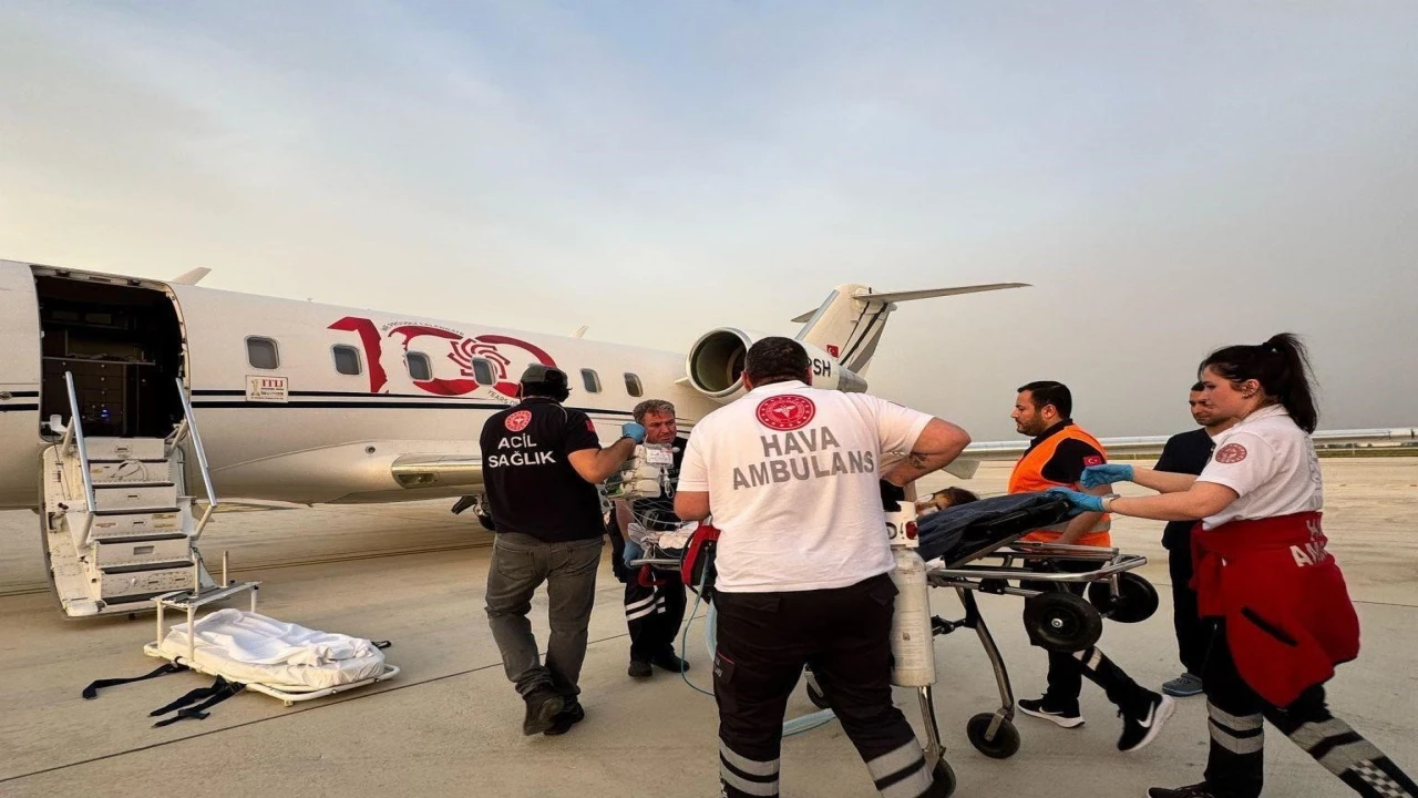Mersinden Ankaraya umut dolu hava nakli gerçekleştirildi