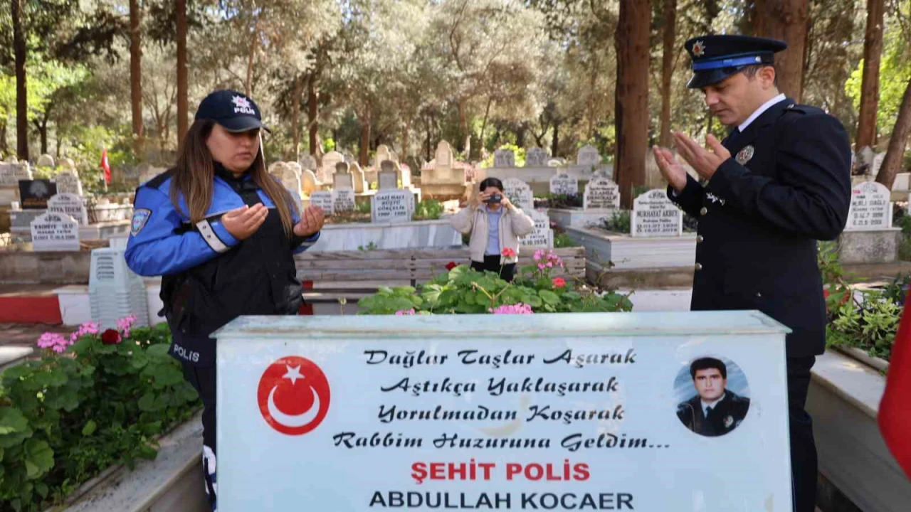 Polis Merve 8 yıldır şehit babasının yolunda ilerliyor
