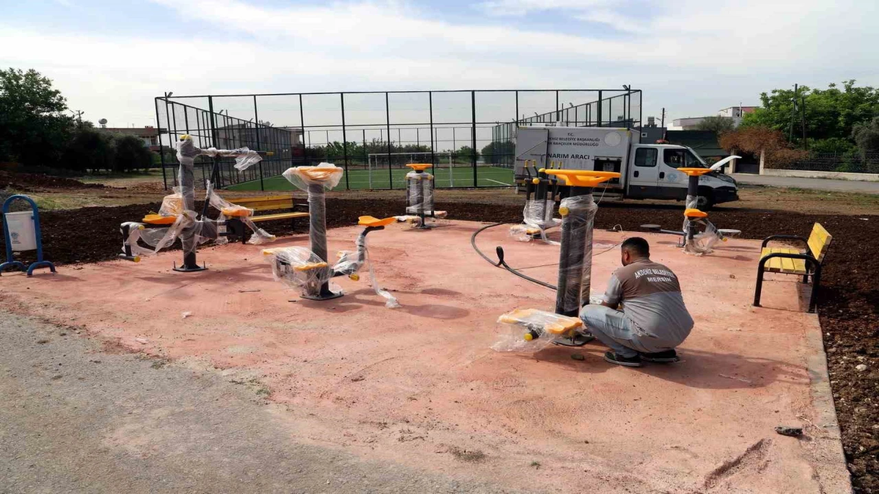 Akdenize yeni park ve spor alanı