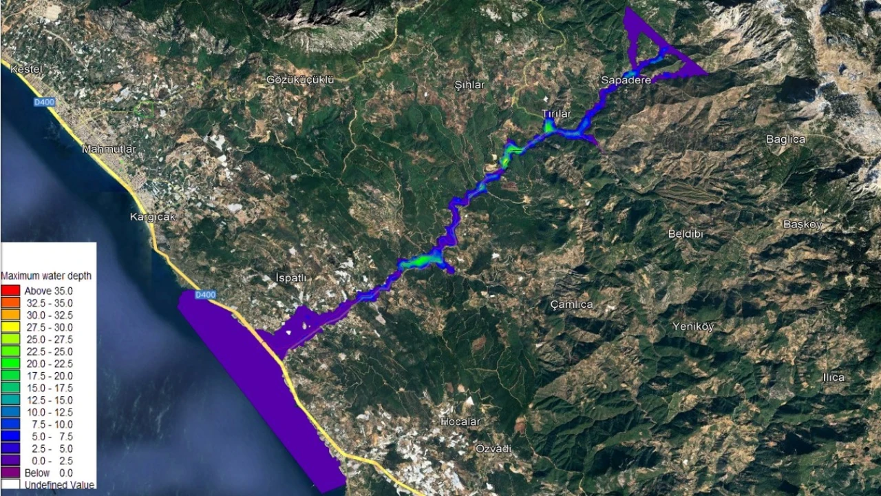 Alanya ve çevresindeki derelerde taşkın riskleri ölçüldü