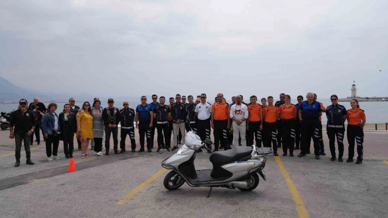 Alanya zabıta personeline güvenli sürüş eğitimi