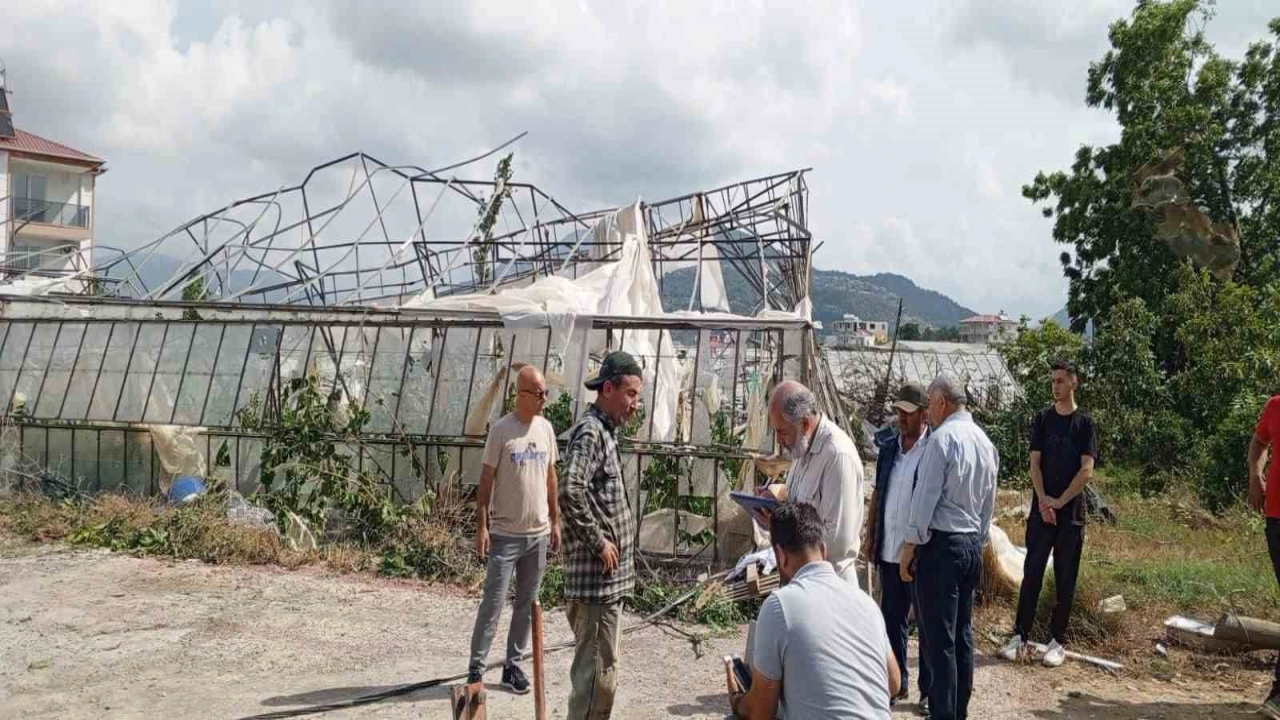 Antalya Gazipaşadaki hortumun bilançosu belli oldu