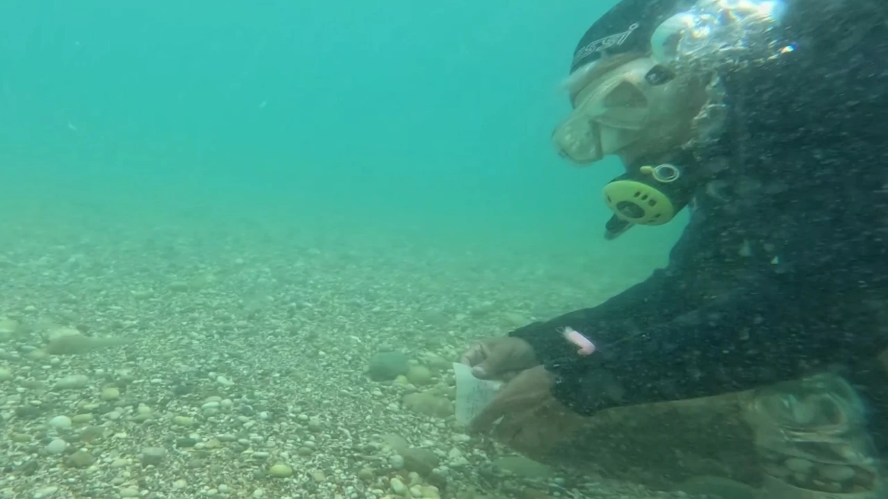 Antalyada deniz dibindeki Hıdırellez dilekleri şaşırttı