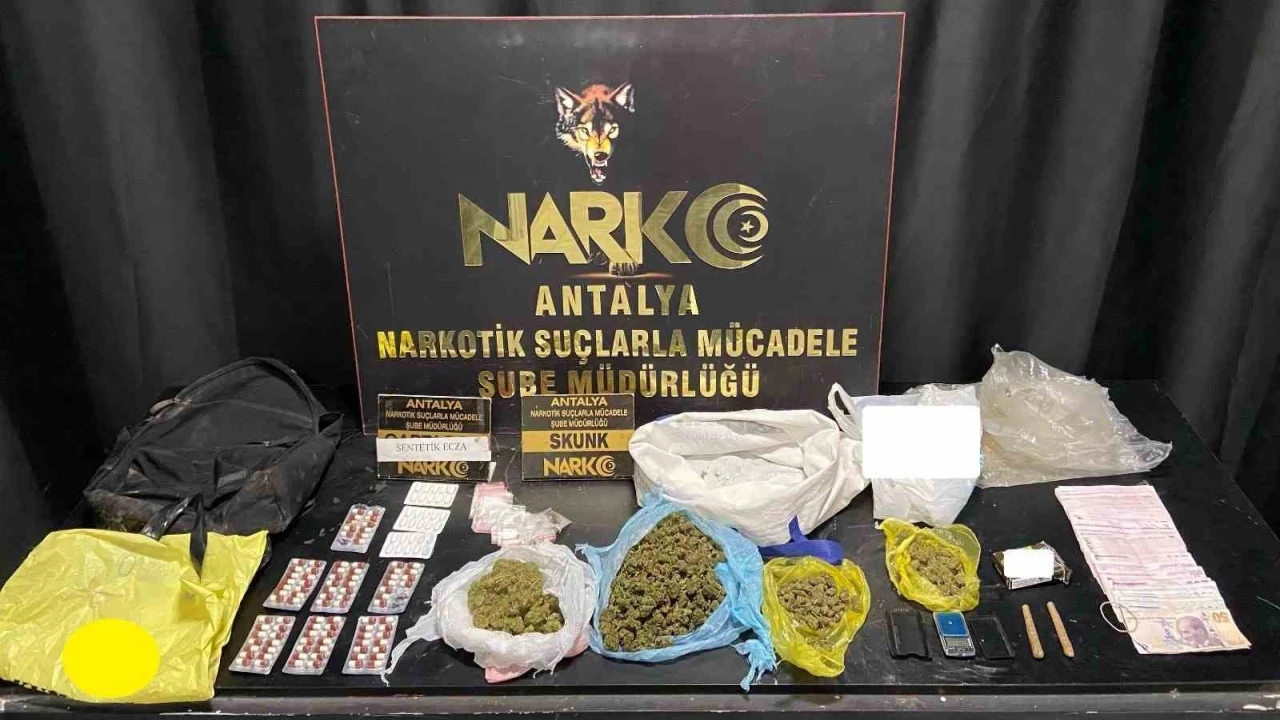 Antalyada uyuşturucu operasyonlarında 13 kişi tutuklandı