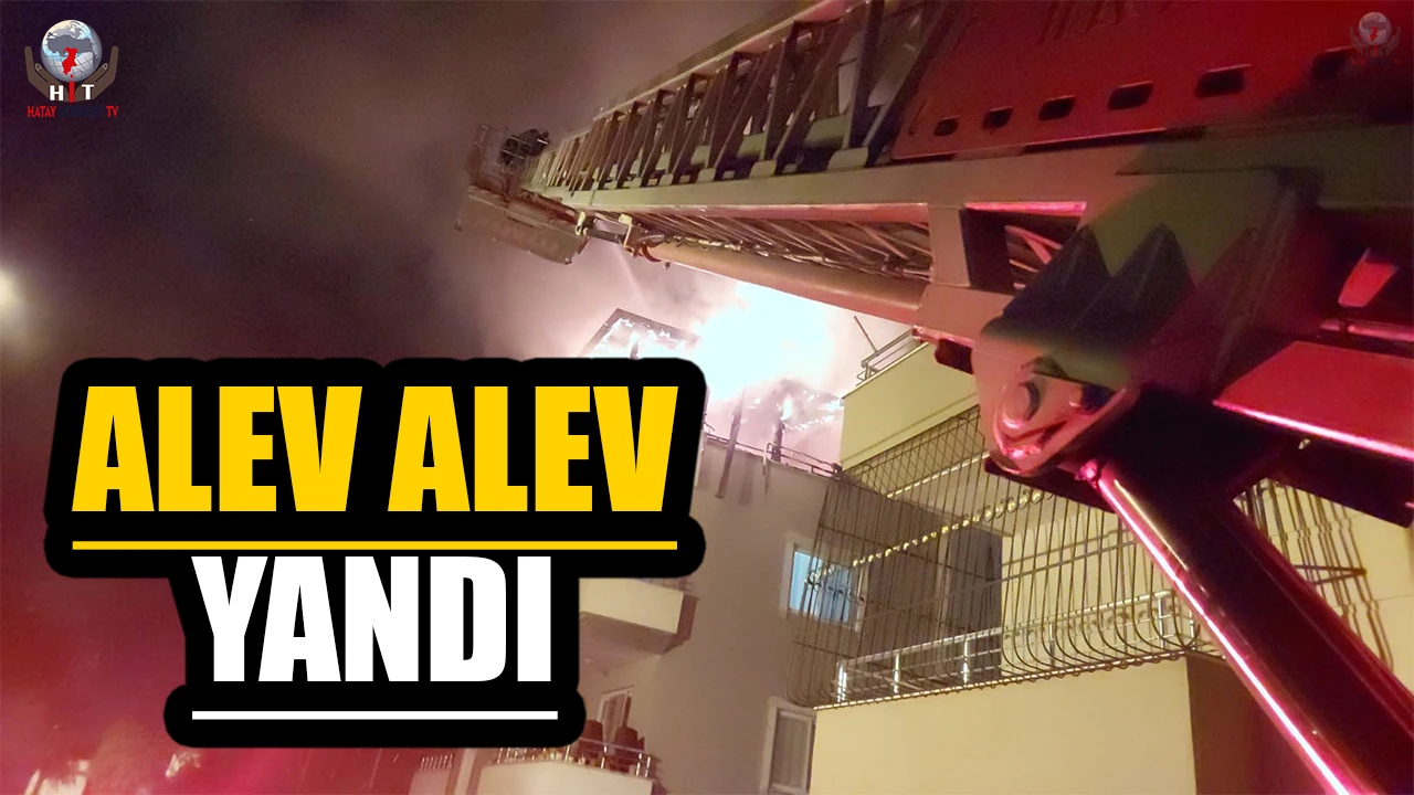 Apartman dairesi alevlere teslim oldu