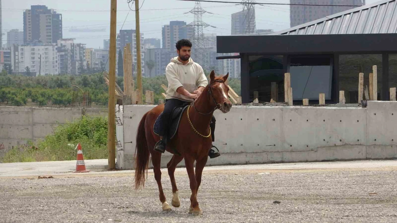 Atla markete giderken alkollü araç kullanmaktan ceza yedi