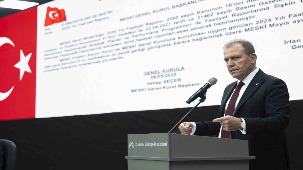 Başkan Seçer: MESKİnin su tarifesinde yeni bir fiyat rejimine gitmeyeceğiz