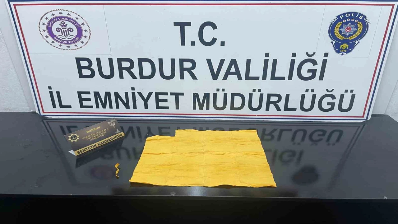 Burdurda uyuşturucu operasyonu: 1 kişi tutuklandı