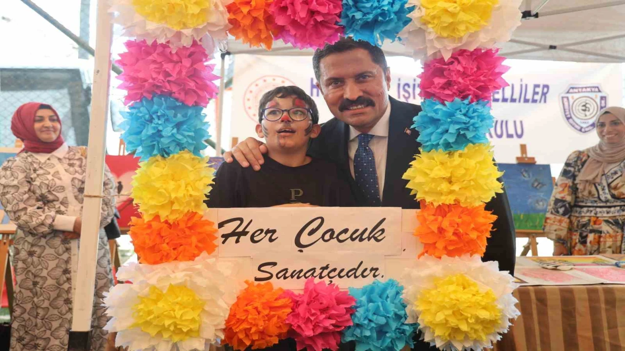 Depremzede engelliler doyasıya eğlendi