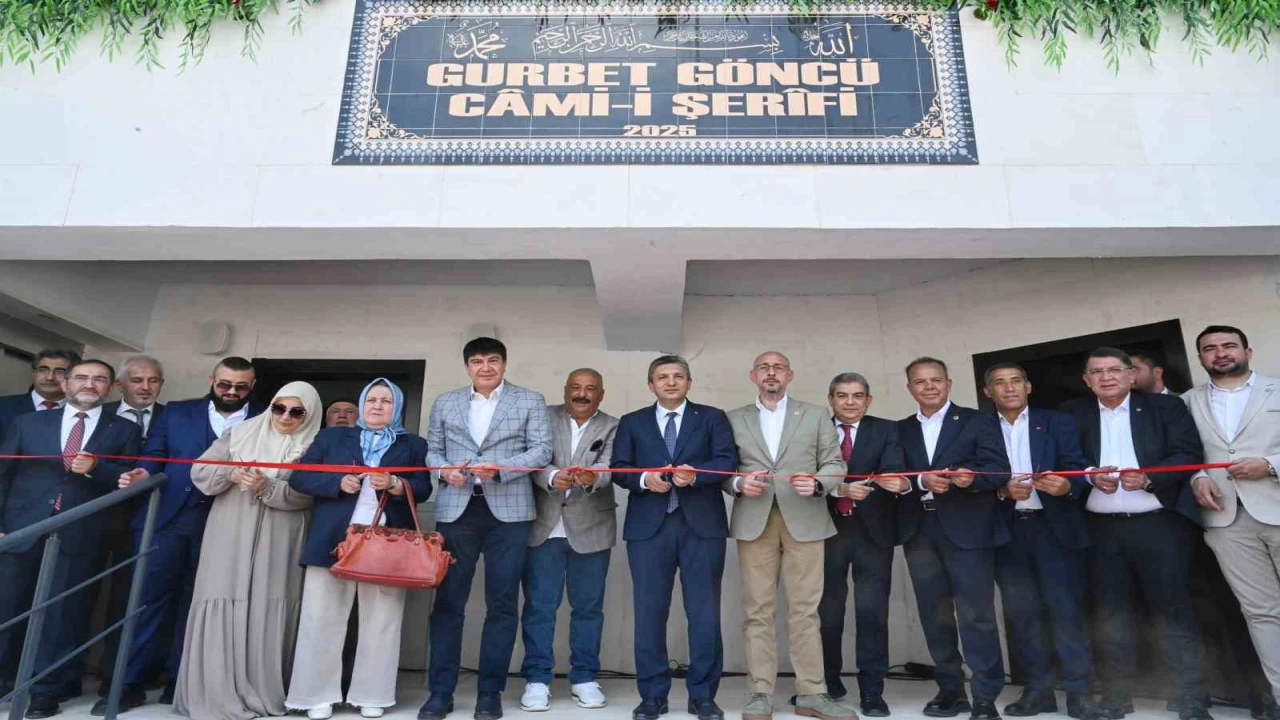 Gurbet Göncü Camii, dualarla hizmete açıldı
