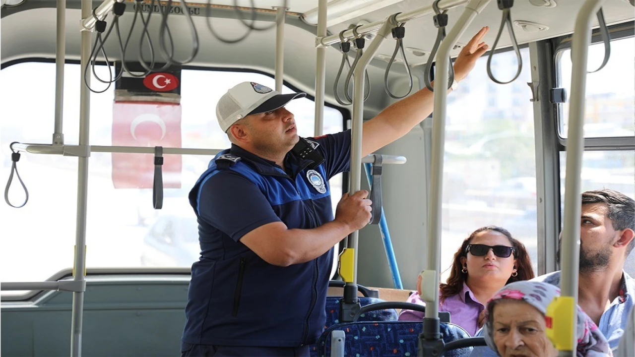 Hatayda toplu taşıma araçlarında klima denetimi