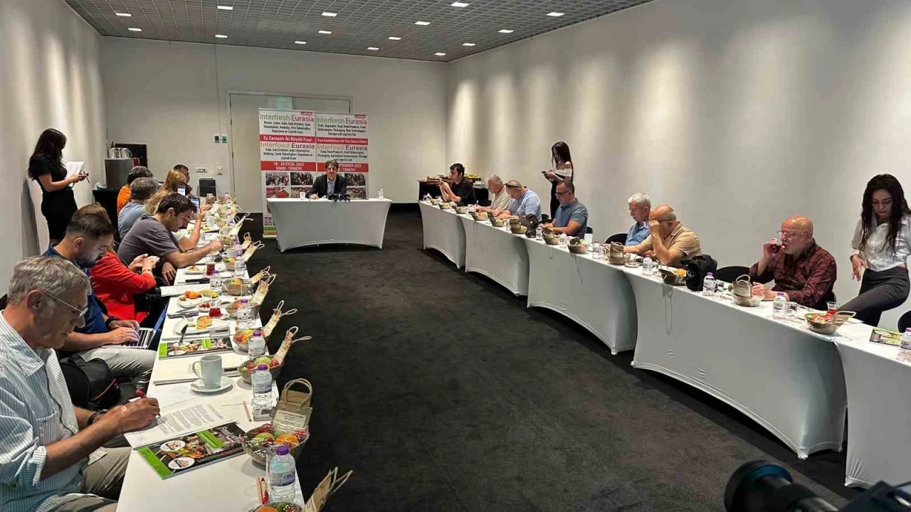 Interfresh Eurasianın basın toplantısı Antalyada yapıldı