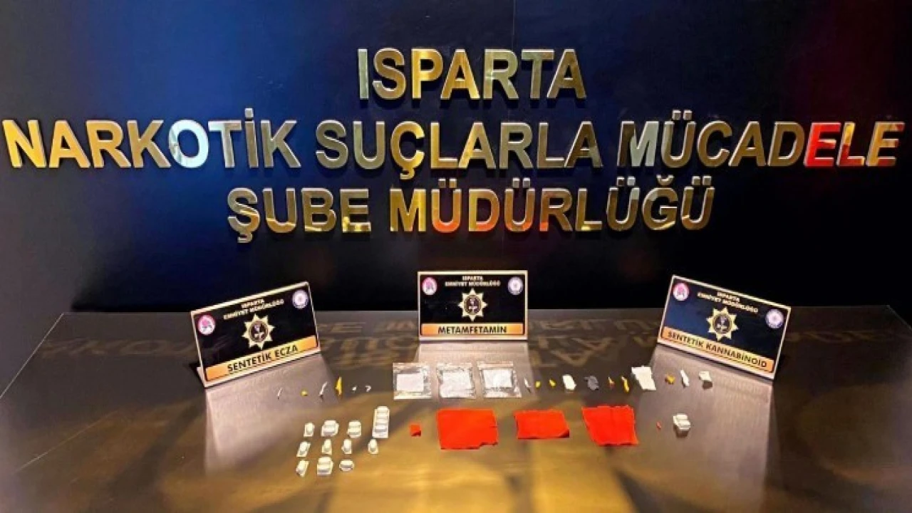Ispartada satışa hazır bin 189 kullanımlık sentetik madde ele geçirildi