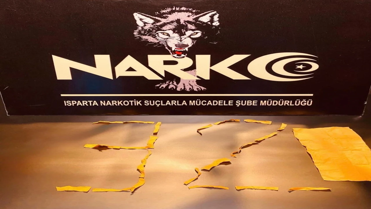 Ispartada uyuşturucu operasyonu: 2 gözaltı